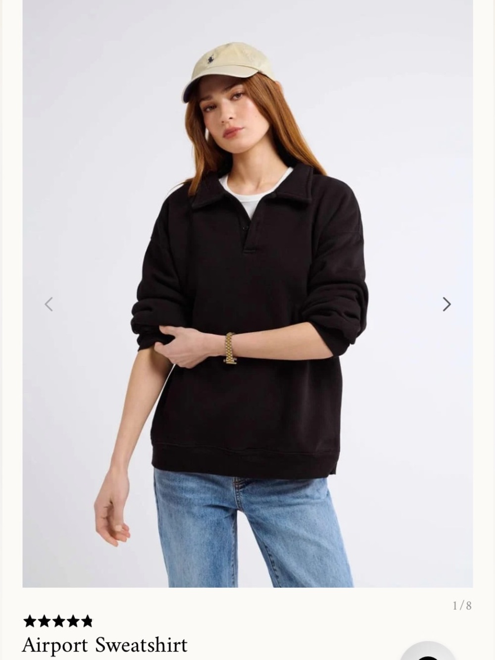 Oversized Rumor Airport Sweatshirt